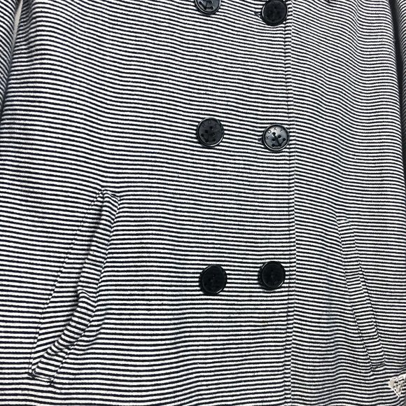 Roxy "The Cuddle" Pea Coat Button Up Hooded Jacket - Picture 6 of 8